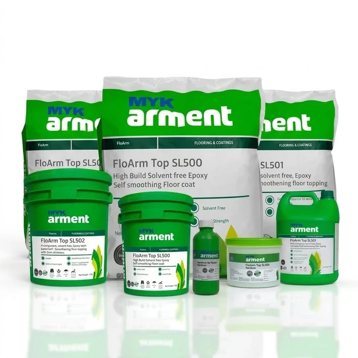 FloArm Top SL500 / SL501 / SL502 Versatile 0.5mm to 2mm Self-Leveling Epoxy Flooring System | Impact & Chemical Resistant Hygienic Cleanroom Resin Screed