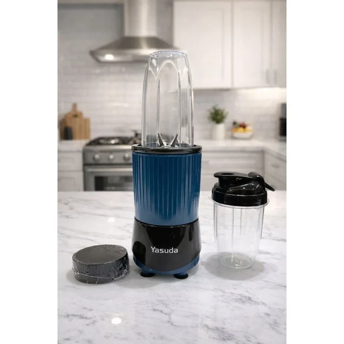 Yasuda YS-26NB URJA 2-Jar Nutri Blender | 600W High-Torque Motor with Stainless Steel Body | 700ml & 500ml Flow-Breaker Jars | Auto-Off Overload Circuit Breaker