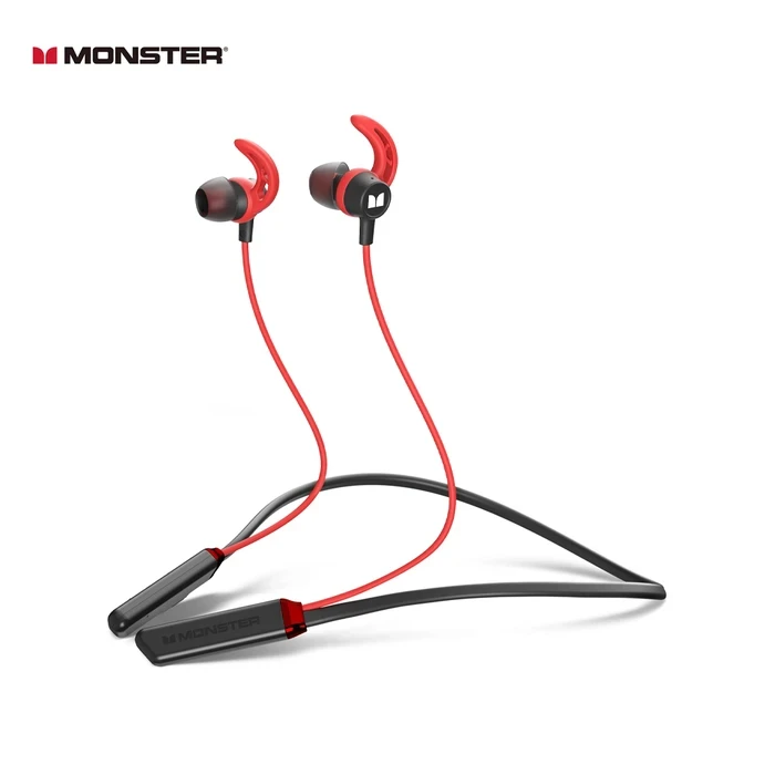 Monster Isport Solitaire Lite Wireless Earphone | Pure Sound | IPX5 Sweatproof | Black Finish | MH11906