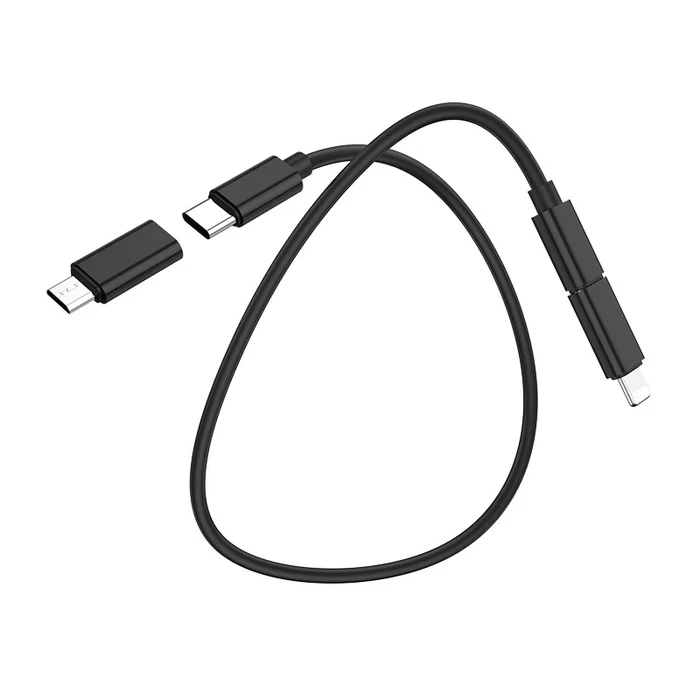 HOCO Treasure Charging Cable Kit | Universal 3A Connectivity Matrix | Integrated Storage Case & Phone Holder | U86