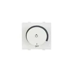 Anchor Penta Modular 150W LED Dimmer (2M, White & Graphite Black Options) | 240V Flicker-Free Rotary Controller for Dimmable LED, Halogen & Incandescent Lights | 65557 / 65557B