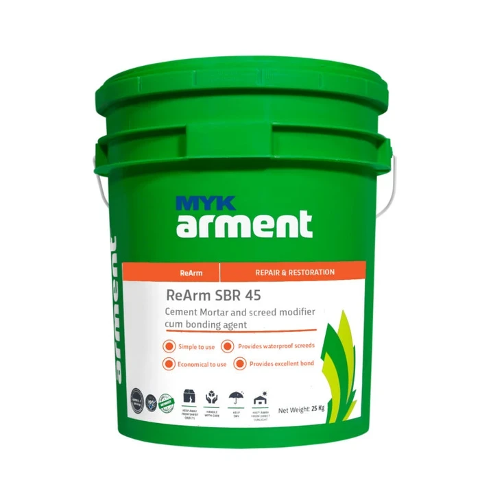 ReArm SBR 45 Styrene Butadiene Rubber Bonding Agent & Mortar Modifier | Heavy-Duty Waterproof Repair Polymer for Concrete & Screeds | 5L & 20L