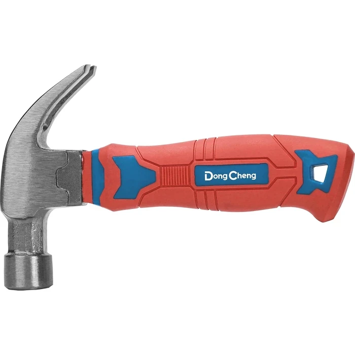 Dongcheng DG 8oz (250g) Mini Stubby Claw Hammer | Drop-Forged Carbon Steel Curved Claw with Shock-Absorbing Ergonomic Fiber Handle | DG Series