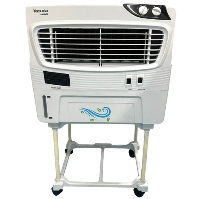 Yasuda 50L Window Air Cooler | 2000 m³/hr Heavy Duty Blower Performance | Honeycomb Pad 4-Way Air Deflection Inverter Compatible Water Indicator | YS-ARNW50