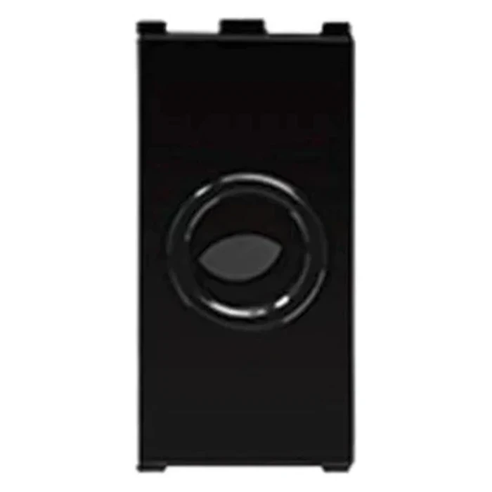 Anchor Roma 66601B Cord Outlet | Integrated Strain Relief Grip | 1-Module Modular | Flame Retardant Polycarbonate Shield