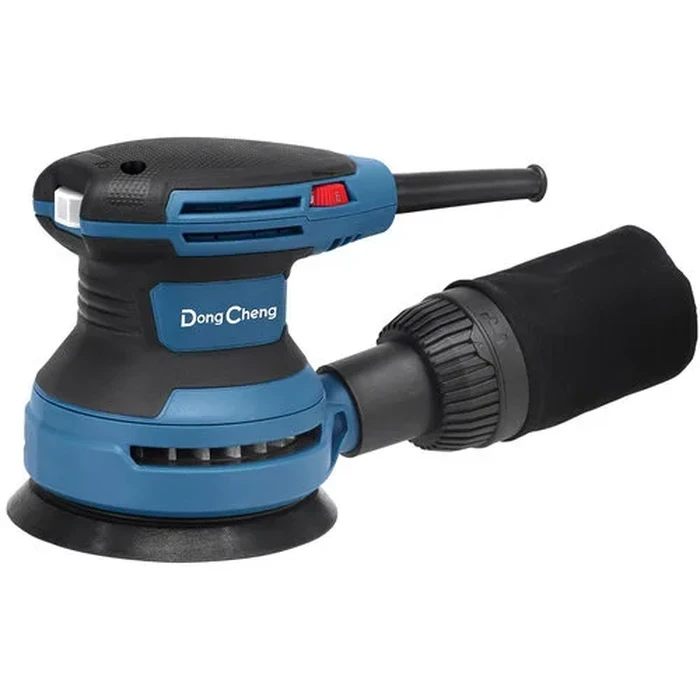 Dongcheng 5" Random Orbit Sander 380W | Variable Speed 12,800 RPM Swirl-Free Wood & Surface Finishing Station | DSA02-125