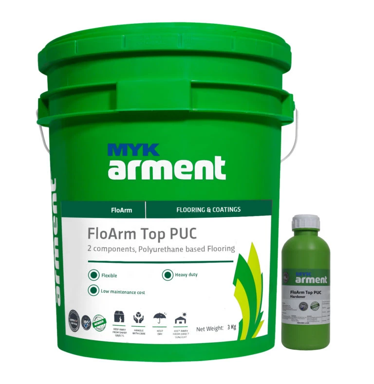 FloArm Top PUC Professional Polyurethane Soft Flexible Flooring System | Acoustic Damping OS 11 Crack-Bridging Rooftop Deck Resin | 6.5kg Kit