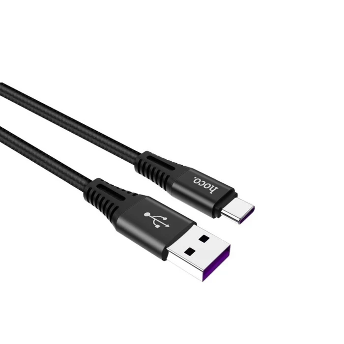 HOCO Quick Charging Cable | Type-C Connectivity Logic | 5A High-Velocity Matrix | X22