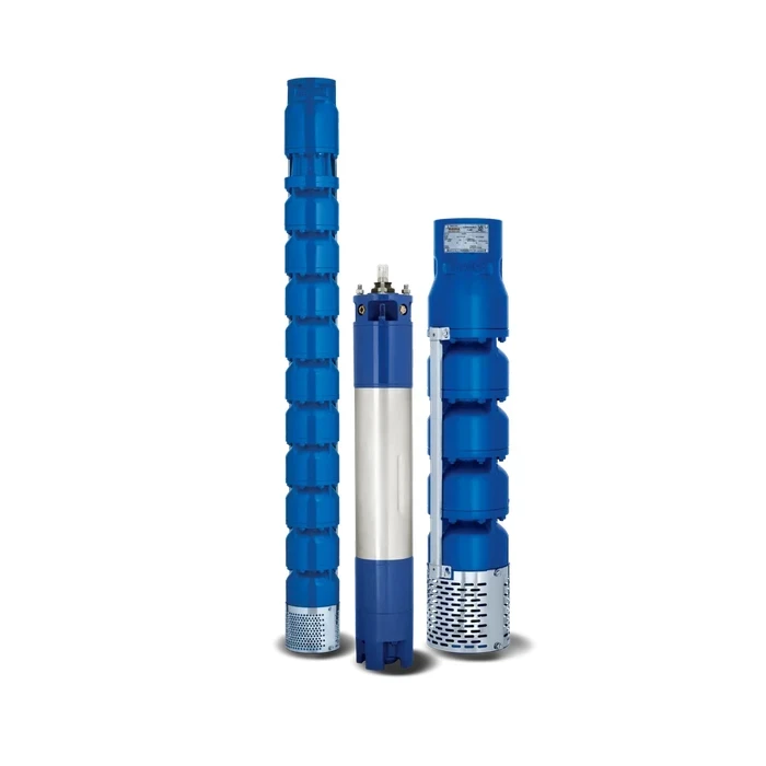 Varuna V6 Series 6" Heavy-Duty Stainless Steel Multi-Stage Borewell Submersible Pump Set | High-Head 350m & 60+ m³/hr High-Discharge Three-Phase Deep Well Pump