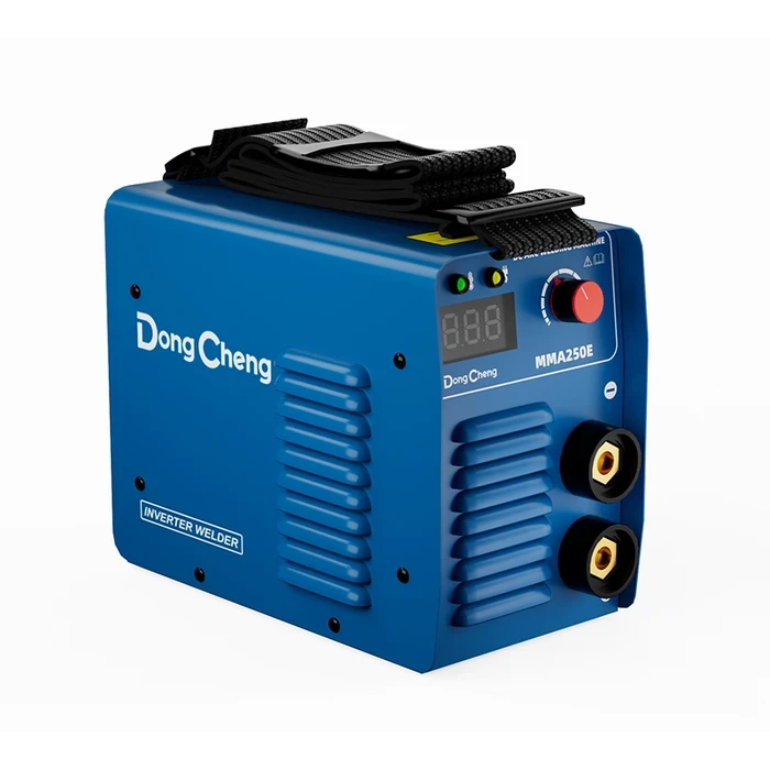 Dongcheng MMA 140A IGBT Digital Display Electric Arc Welding Machine | 220V Compact Metal Joining Station with Full Accessory Kit | MMA250E