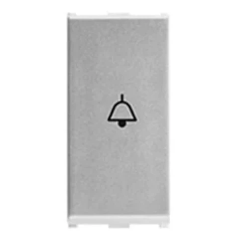 Anchor Roma 10A Bell Push Modular Switch (1M) | Spring-Loaded 240V Momentary Doorbell Control Switch for Homes & Offices | 66103S