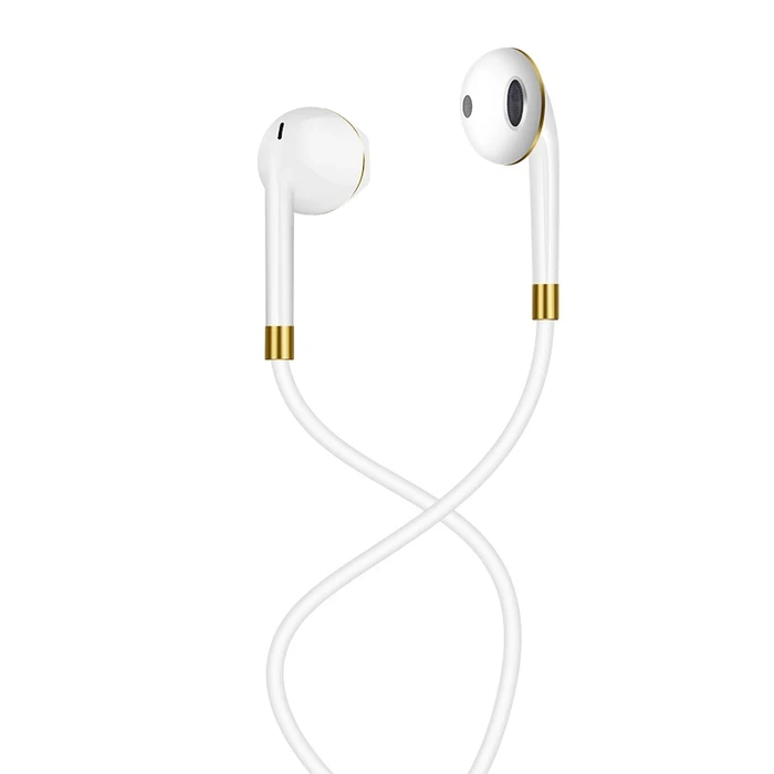 HOCO Max Crystal Universal Earphones with Mic | 14mm Driver | High Elastic Anti-Tangle Cable | Black, White Finish | M1