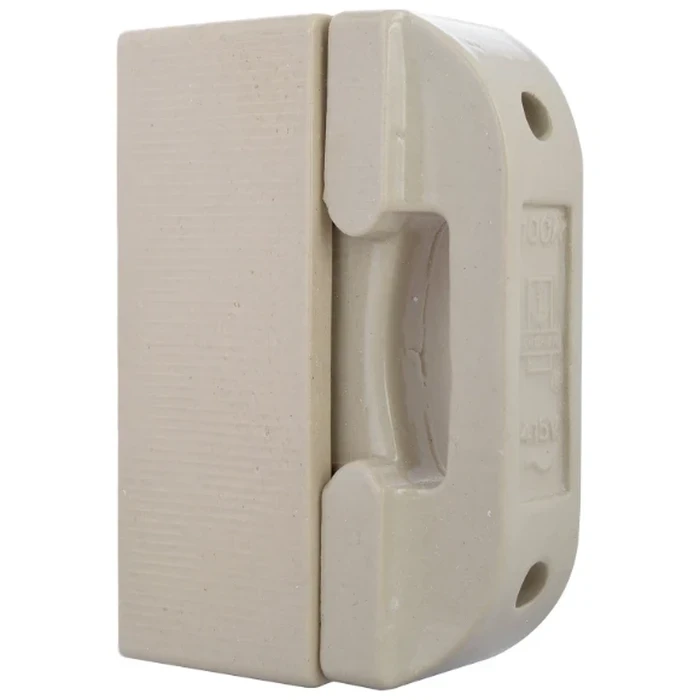 Anchor by Panasonic 100A 415V Heavy-Duty Vitrified Porcelain Rewirable Kitkat Fuse Unit | 3-Phase Commercial & Industrial Panel Overcurrent Cutout | 9333
