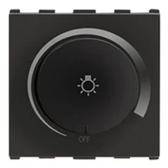 Anchor Roma 66507B 150W Dimmer | Specialized LED Light Logic | 2-Module Modular | Flame Retardant Polycarbonate Shield