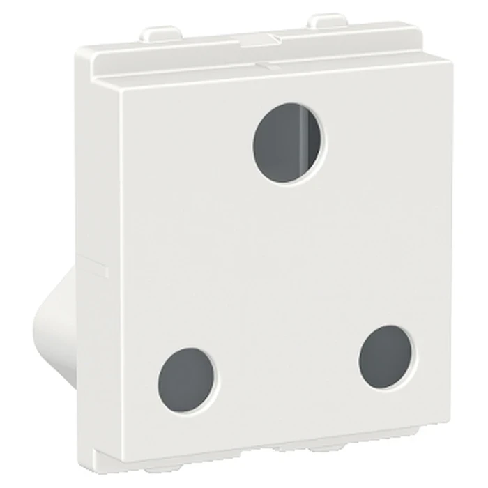 Clipsal 25A 2M 3-Pin Shuttered Modular Socket-Outlet | Flame-Retardant Polycarbonate | WIPM1432