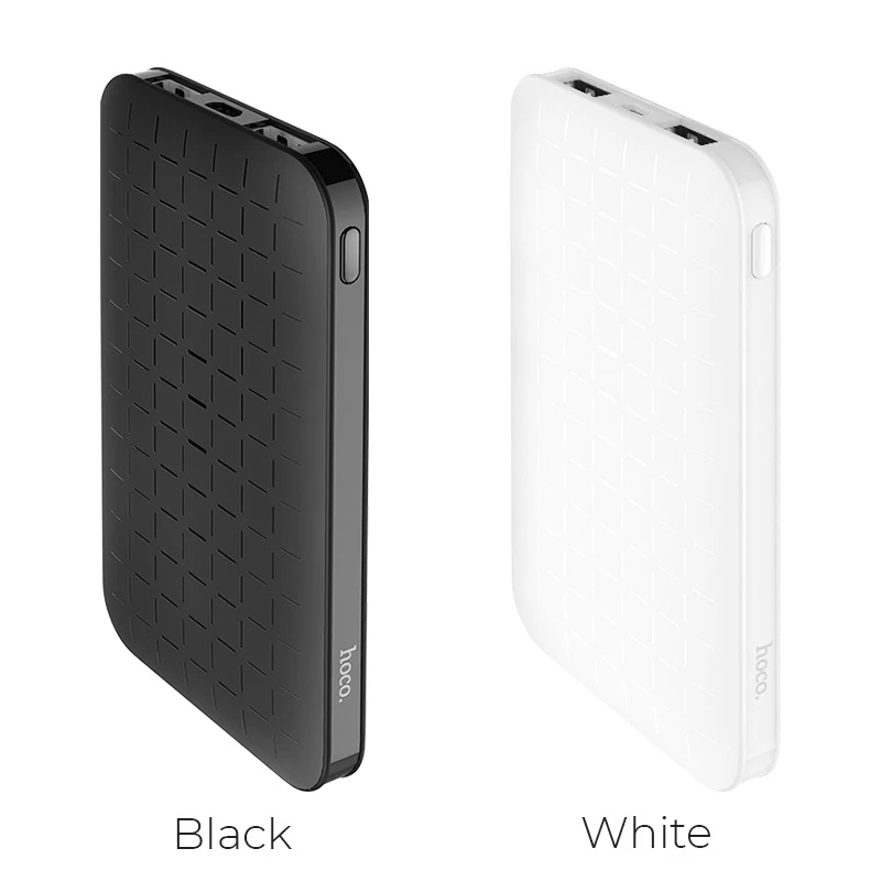 HOCO Cool Square Power Bank | 5000mAh A+ Polymer Logic | Flame Retardant LED Matrix | J29