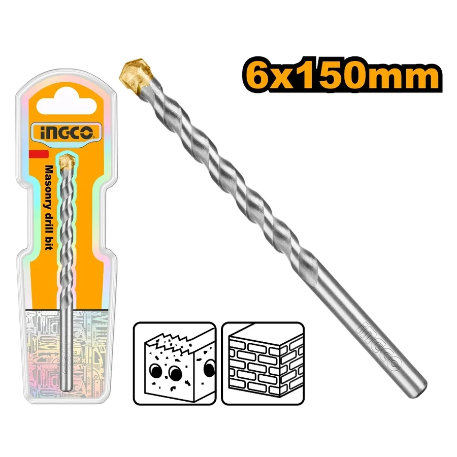 Masonry Drill Bit | DBM2110615 | 6mm x 150mm Carbide-Tip Precision Bit